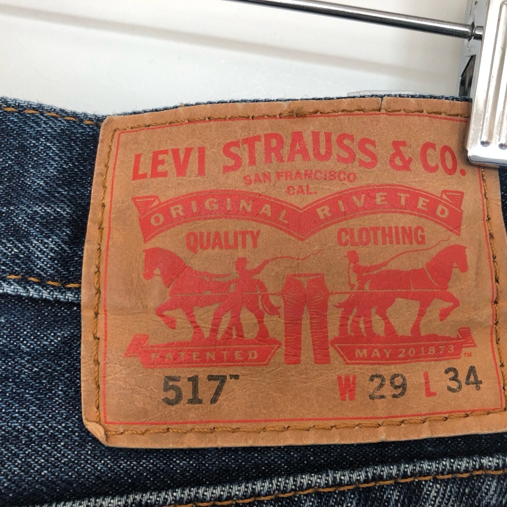 Levi’s 517 29x34 Denim Blue Jeans worn in condition